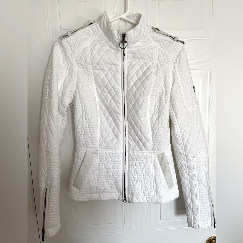 RARE Barbour Quilted Moto Jacket US 4 EUC